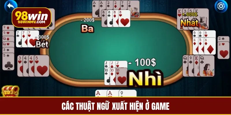 Các thuật ngữ xuất hiện ở game